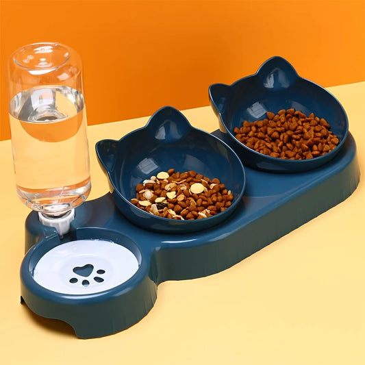 Distributeur d’eau automatique et gamelle pour chat | Nourriture et eau