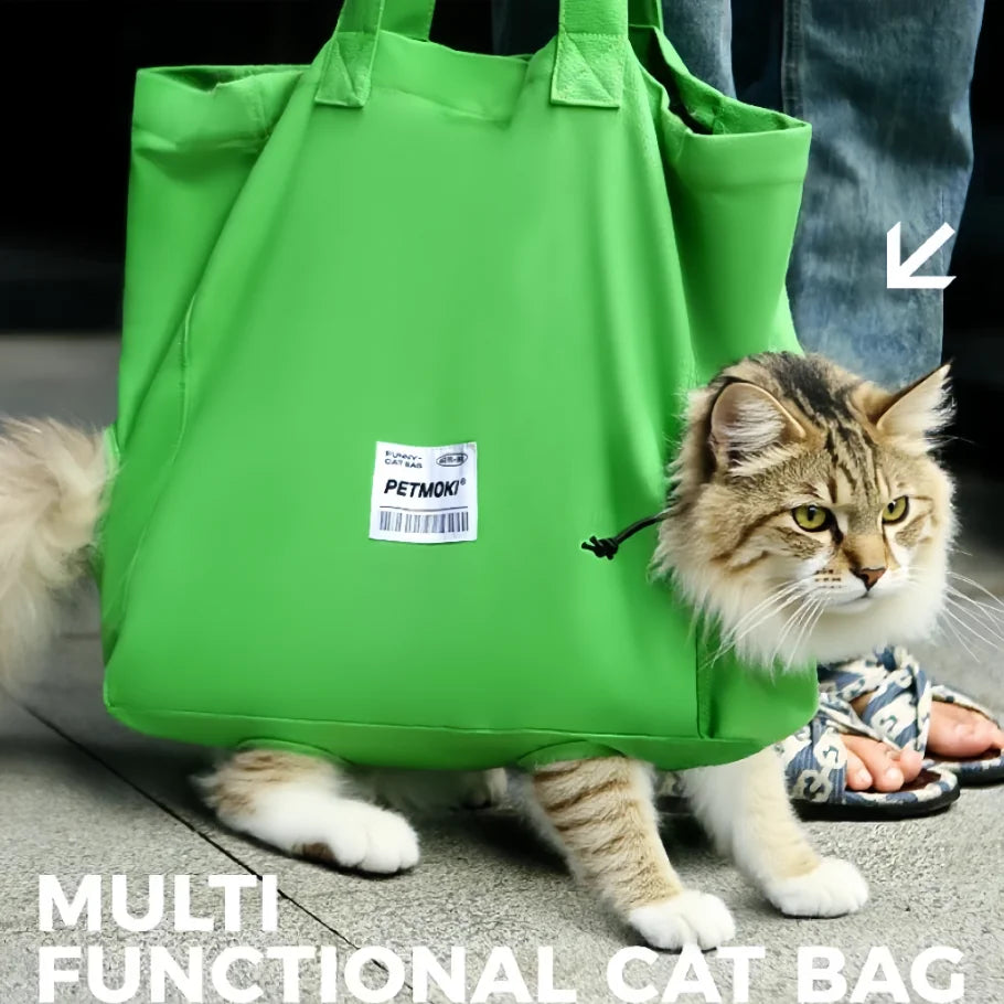 Sac de transport pour chat  | Sac à main de voyage confortable et sécurisé