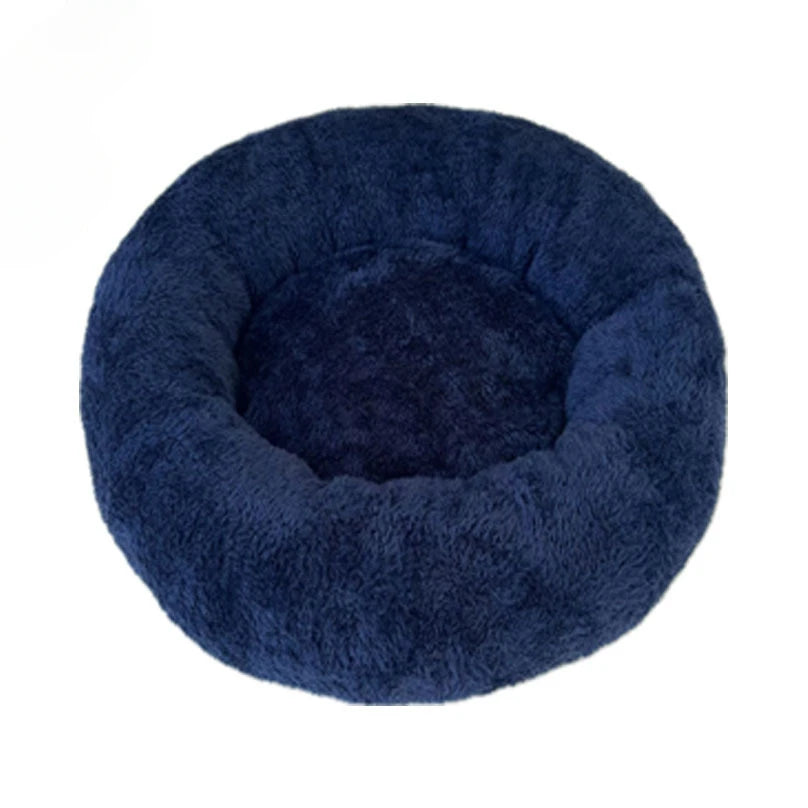 Panier pour chat en peluche douce | Lit rond chaud, détachable et lavable