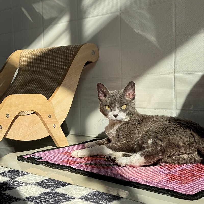 Hamac 2-en-1 pour chat avec griffoir en sisal robuste et durable