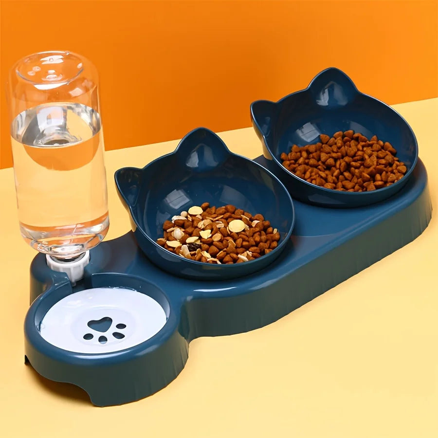 Distributeur d’eau automatique et gamelle pour chat | Nourriture et eau
