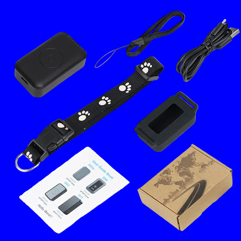 GPS tracker pour animaux | Collier intelligent pour chats et chiens avec localisation en temps Réel